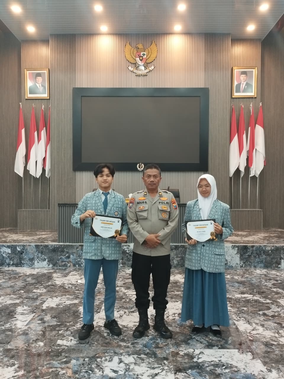 Dua Siswa MAN 1 Trenggalek Lolos Menjadi Duta Pelajar Kamtibmas Polres Trenggalek, Siap Bawa Misi Agen Perubahan